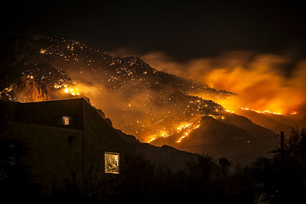 Brush fire reignites on Catalina Mountains, fire grows to 150 acres